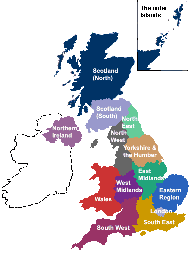 UK map