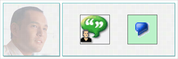 Thomas Adamson and discussion icons